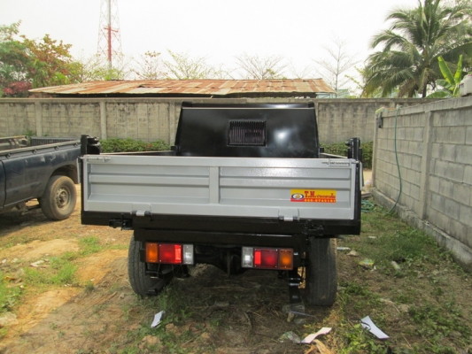 รถปิ๊กอัฟ กะบะดั้มพ์ มิตซูบิชิ สตราด้า ปี 40 ต่อใหม่ ยกได้ 3 ตัน ระบบไฟฟ้า