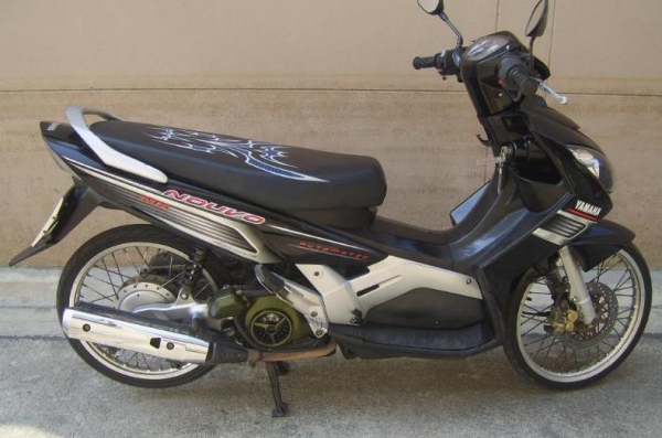 ขายYamaha Nouvo mx สีดำ จดทะเบียนปี48  พรบ.หมด ม.ค.57