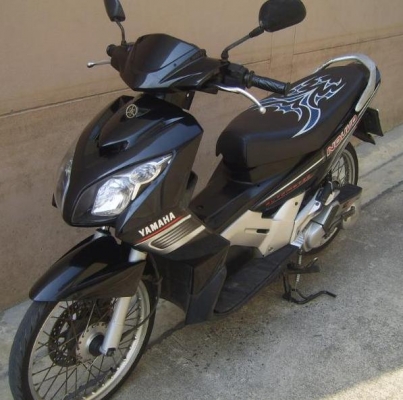 ขายYamaha Nouvo mx สีดำ จดทะเบียนปี48  พรบ.หมด ม.ค.57