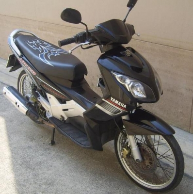 ขายYamaha Nouvo mx สีดำ จดทะเบียนปี48  พรบ.หมด ม.ค.57