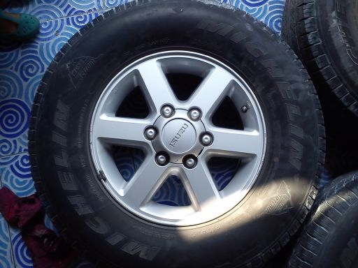 ล้อแม็ก D-max ขอบ 16 265 70 17 สภาพพอใช้ขายถูกๆ 4วง ล้อแม็ก D-max ขอบ 16 265 70 17 สภาพพอใช้ขายถูกๆ 4วง