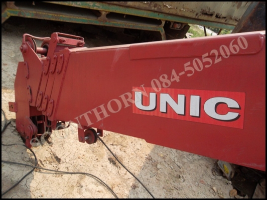 ขายด่วน เครน UNIC 370 V-TURBO 3.7ตัน 6 เหลี่ยม 5 ปอก 4 ชัก พร้อมใช้งาน อุปกรณ์ครบ ราคาสุดคุ้ม