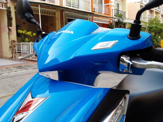 ขาย Click 110 I ตัวล่าสุดไมล์ขาว วิ่ง 7763 กม รถหัวฉีดประหยัดน้ำมัน สภาพเดิมๆ เครื่องแน่นๆ สภาพสวย สีน้ำเงิน ขาว