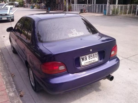 ขาย HYUNDAI ACCENT สีม่วง 1.5 GLI เกียร์ออโต้ (4D) ปี 97 สวยสุด ๆ 55000