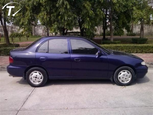 ขาย HYUNDAI ACCENT สีม่วง 1.5 GLI เกียร์ออโต้ (4D) ปี 97 สวยสุด ๆ 55000