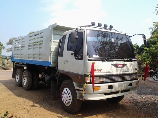 HINO FM 3H 195 Hp ดัมพ์เหล็กสวยๆมาแล้ว (ทึมงานรถคุณภาพ)