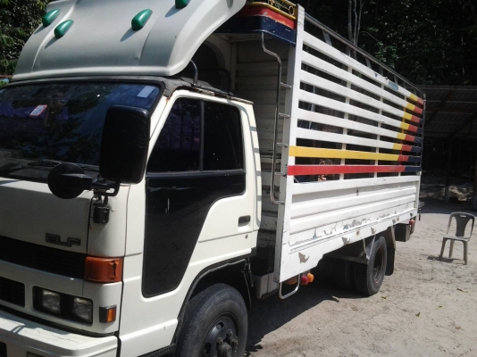 ขายรถบรรทุก 6 ล้อรั้วกระบะแสตนเลส ISUZU 135 แรงม้า ราคา 350000