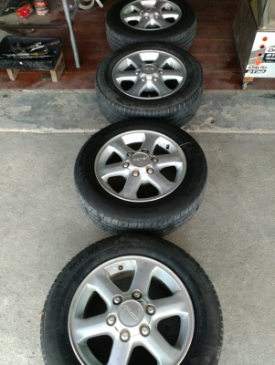แม็ก ขอบ 16 ขนาด 6 รู ISUZU ยาง 215/60R16 ชุด 4 ล้อ tel.081-427-3941 ไอดีไลน์ 0814273941 แม็ก ขอบ 16 ขนาด 6 รู ISUZU ยาง 215/60R16 ชุด 4 ล้อ tel.081-427-3941 ไอดีไลน์ 0814273941