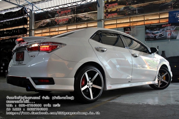 CV3 ขอบ18 5H100 ใส่ TOYOTA ALTIS ราคาพิเศษ