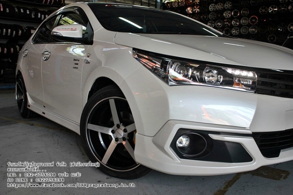 CV3 ขอบ18 5H100 ใส่ TOYOTA ALTIS ราคาพิเศษ