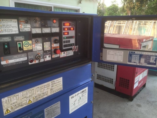 ขายเครื่องปั่นไฟสภาพดี มือสองจากญี่ปุ่น พร้อมใช้งาน