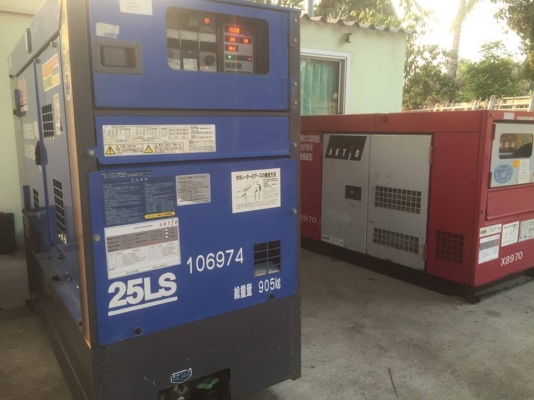 ขายเครื่องปั่นไฟสภาพดี มือสองจากญี่ปุ่น พร้อมใช้งาน