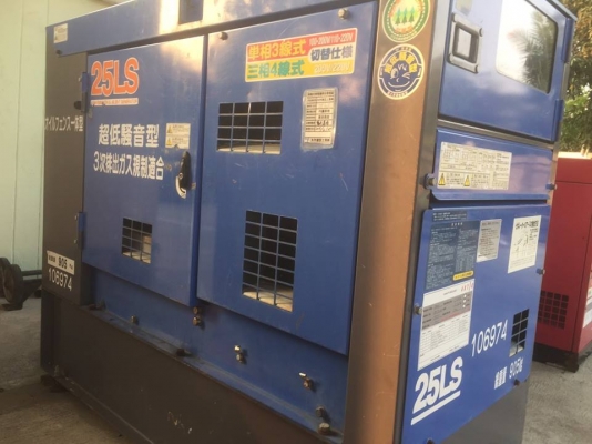 ขายเครื่องปั่นไฟสภาพดี มือสองจากญี่ปุ่น พร้อมใช้งาน