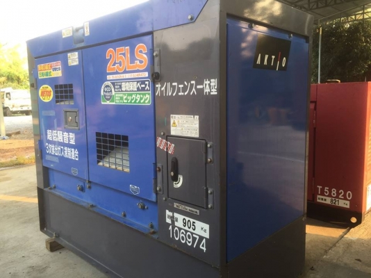 ขายเครื่องปั่นไฟสภาพดี มือสองจากญี่ปุ่น พร้อมใช้งาน