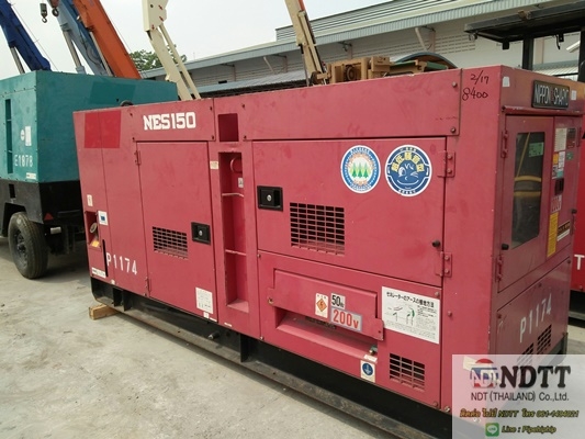 ขาย NIPPON SHARYO NES150SHE เครื่องปั่นไฟ เก่าญี่ปุ่นไม่เคยใช้งานในไทยครับ