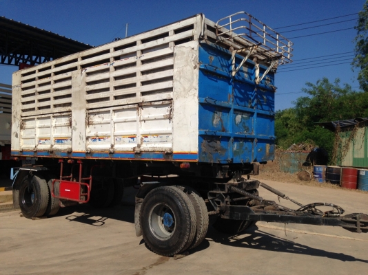 ขายหางพ่วงเหล็ก  2 เพลา มือสอง สนใจติดต่อสอบถามที่ 081-9832626 (เฮียโชค)