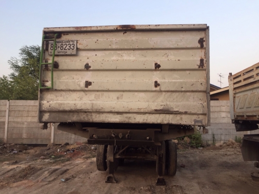 ขายหางเซมิดัมพ์ 3 เพลา ยาว 8 เมตร ยางเต็ม ทะเบียนพร้อม ขายหางเซมิดัมพ์ 3 เพลา ยาว 8 เมตร ยางเต็ม ทะเบียนพร้อม