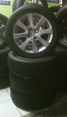 แม้กมาสด้า2+โตโย195/55/15 แม้กมาสด้า2+โตโย195/55/15