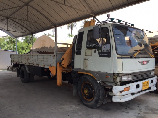 ขายด่วน! รถบรรทุกติดเครน HINO 6 ล้อ เครื่องดี เเคซซีสวย สภาพพร้อมใช้งาน