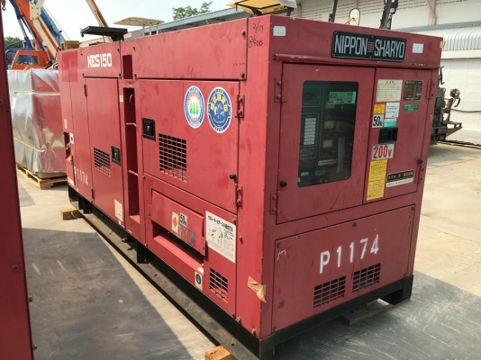 Nippon Sharyo NES150SHE : 150kva เครื่องปั่นไฟจากญี่ปุ่น โทร. 080-6565422 (หนิง)
