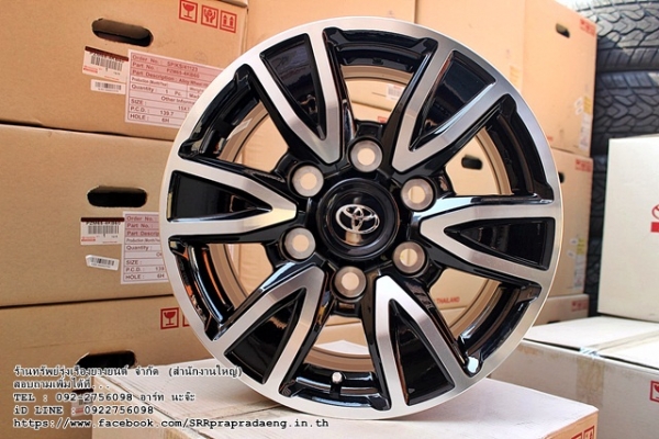 ล้อใหม่ สำหรับใส่ TOYOTA ขอบ15 6H139.7 วงละ 2,500 บาท