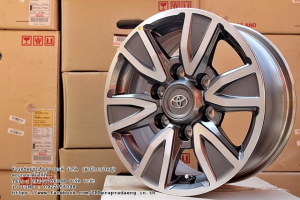ล้อใหม่ สำหรับใส่ TOYOTA ขอบ15 6H139.7 วงละ 2,500 บาท