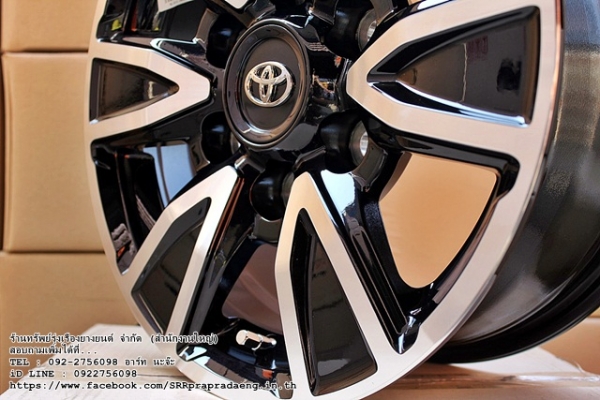 ล้อใหม่ สำหรับใส่ TOYOTA ขอบ15 6H139.7 วงละ 2,500 บาท