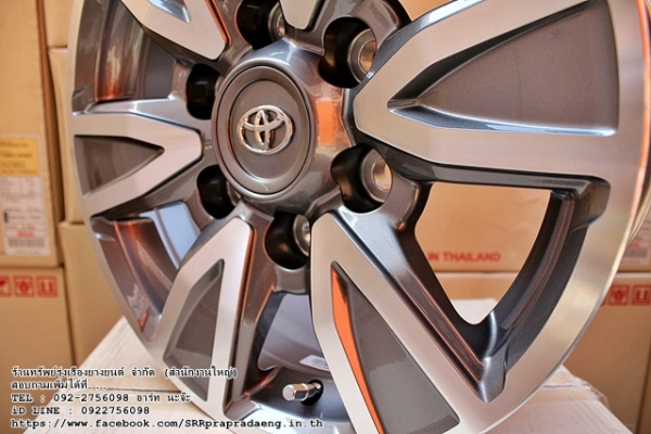 ล้อใหม่ สำหรับใส่ TOYOTA ขอบ15 6H139.7 วงละ 2,500 บาท