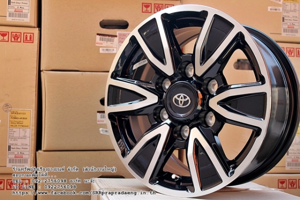 ล้อใหม่ สำหรับใส่ TOYOTA ขอบ15 6H139.7 วงละ 2,500 บาท