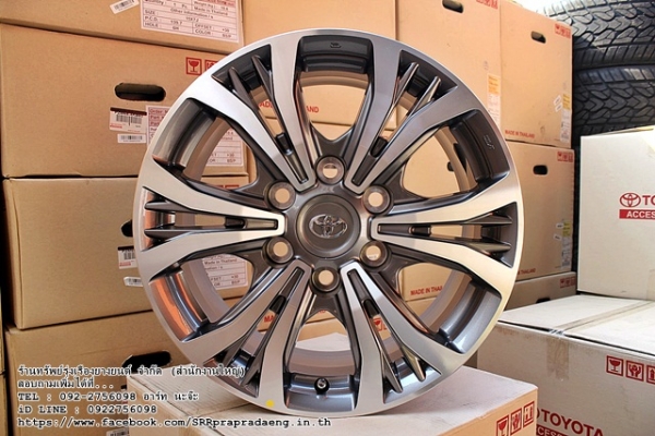 ล้อใหม่ สำหรับใส่ TOYOTA ขอบ17 6H139.7 วงละ 3,500 บาท