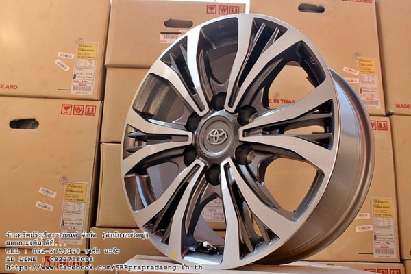 ล้อใหม่ สำหรับใส่ TOYOTA ขอบ17 6H139.7 วงละ 3,500 บาท