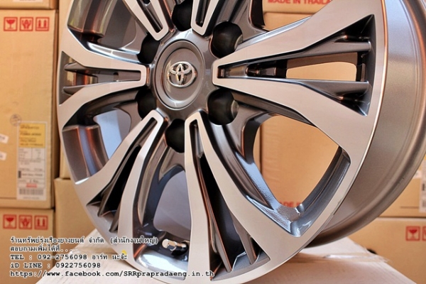 ล้อใหม่ สำหรับใส่ TOYOTA ขอบ17 6H139.7 วงละ 3,500 บาท