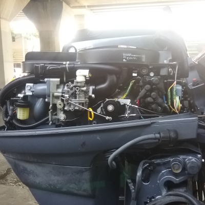 yamaha 25 four stroke ทริมไฟฟ้า หาง21"