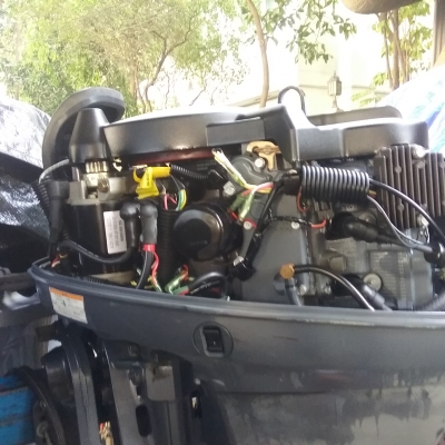 yamaha 25 four stroke ทริมไฟฟ้า หาง21"