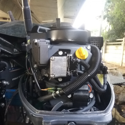 yamaha 25 four stroke ทริมไฟฟ้า หาง21"