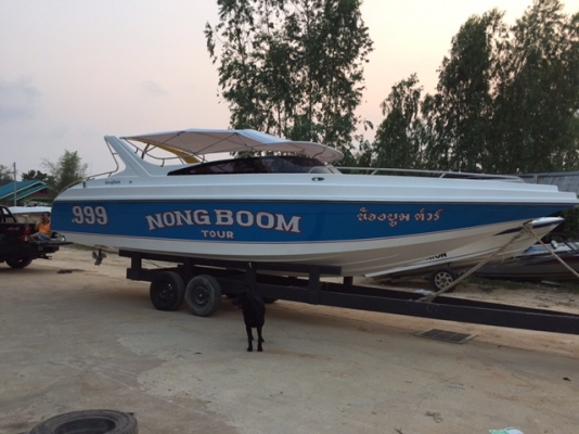 สำราญ มารีน เปิดตัวเรือเร็วโดยสารไฟเบอร์กลาส29ฟุต ราคาพิเศษเริ่มต้น..!!