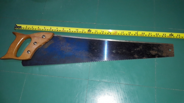 ขายเลื่อยลันดาตราปลาเยอรมัน24"MACKEREL BRAND Made in Germany. งานใหม่เก่าเก็มมีสนิมด้ามไม้สวยคมดี