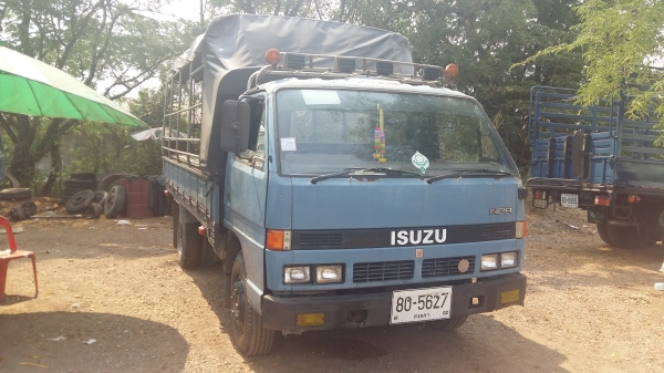 ขายหกล้อกลางกระบะโดยสาร NPR-115 แรงม้าเดิมๆมือเดียวพร้อมใช้