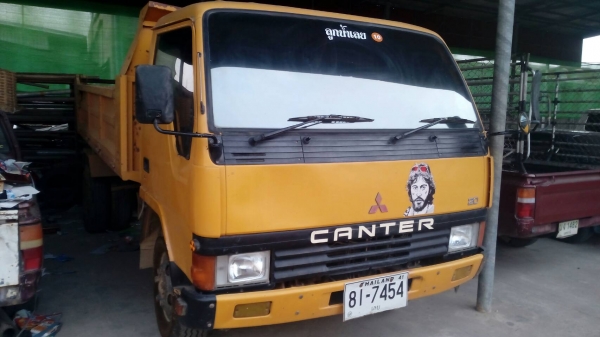 หกล้อ มิตซู FE435EY-110ปี38 แอร์ พ.เวอร์ ดั้มสามมิต สภาพดีเดิมๆสวยพร้อมใช้ ทะเบียนพร้อมโอน