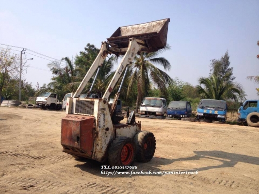 FROM JAPAN รถตักล้อยางWHEEL LOADER (BOBCAT CLARK TCM-725) ราคาเพียง 95,500 บาท สนใจรีบติดต่อ 0819337688