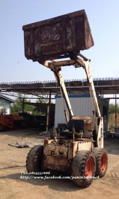 FROM JAPAN รถตักล้อยางWHEEL LOADER (BOBCAT CLARK TCM-725) ราคาเพียง 95,500 บาท สนใจรีบติดต่อ 0819337688