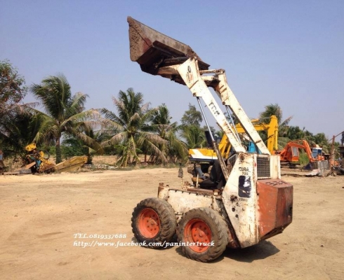 FROM JAPAN รถตักล้อยางWHEEL LOADER (BOBCAT CLARK TCM-725) ราคาเพียง 95,500 บาท สนใจรีบติดต่อ 0819337688