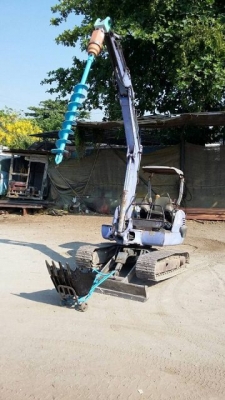 รถเจาะดิน HITACHI EX40 พิเศษแถมสว่านเจาะดิน พร้อมบุ้งกี๋ รถเจาะดิน HITACHI EX40 พิเศษแถมสว่านเจาะดิน พร้อมบุ้งกี๋