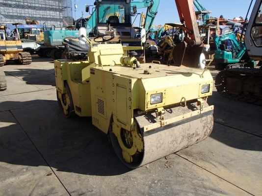 รถบด ROLLER SAKAI เอวอ่อน หน้าเหล็ก หลังเหล็ก เก่าญี่ปุ่น