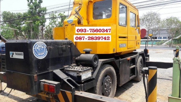 ขายรถเครน 4 ล้อ TADANO ขนาด 8 ตัน เอกสารอินวอยล์