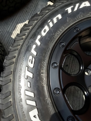 Max + BF All USA. 265/75/16 ปี11 สวยๆ 1ชุด