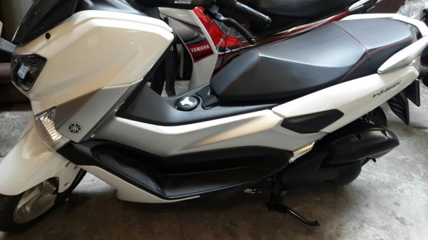 ขาย Yamaha N MAX 155 CC ปี 2015 (ปลายปี รถ 6 เดือน) สีขาว สภาพสวย รถวิ่งไป 12,xxx ก.ม เล่มพร้อมชุดโอน 086-4076768 เน้นโทรเท่านั้น