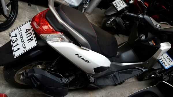 ขาย Yamaha N MAX 155 CC ปี 2015 (ปลายปี รถ 6 เดือน) สีขาว สภาพสวย รถวิ่งไป 12,xxx ก.ม เล่มพร้อมชุดโอน 086-4076768 เน้นโทรเท่านั้น