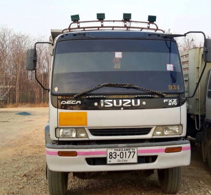 ขายรถบรรทุกดัมพ์ ISUZU เครื่อง 270 แรง ปี 45 เครื่องเดิม เกียร์เดิม ยาง 80\% ทะเบียนพร้อม ขายรถบรรทุกดัมพ์ ISUZU เครื่อง 270 แรง ปี 45 เครื่องเดิม เกียร์เดิม ยาง 80\% ทะเบียนพร้อม