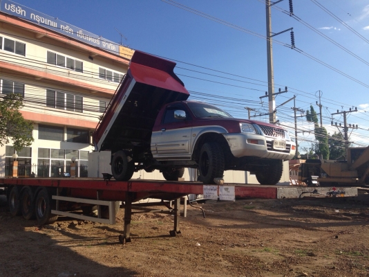 ขายถูก รถกระบะยกดั้มต่อใหม่ๆ มิตซู สตราด้า 2800 ขับเคลื่อน 4 ล้อ 4WD